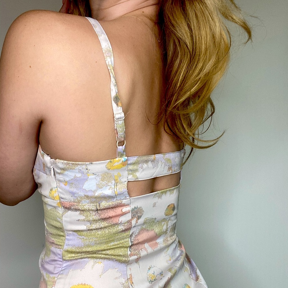 Urban Outfitters Pastel Graphic mini dress